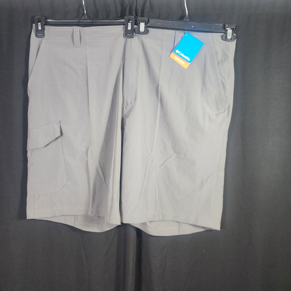 Columbia‎ Mens Eaglecrest Cargo Shorts 46W 10L City Grey NWT hiking lightweight